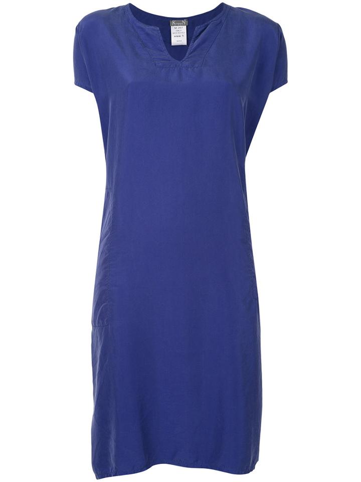 Kristensen Du Nord - Loose Fit Dress - Women - Silk - 3, Pink/purple, Silk