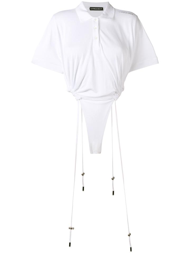 Y / Project Polo Top Body - White