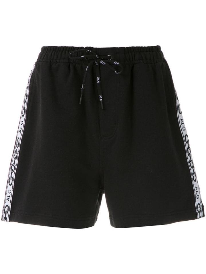 Àlg Side Stripe Shorts - Black