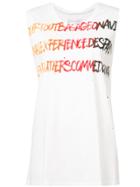 Faith Connexion Text Detail Tank - White