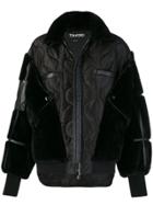 Tom Ford Patchwork Zipped Jacket - Black