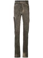 Lost & Found Rooms Slim Zip Trousers - Grey