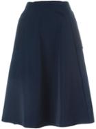 Lanvin Classic A-line Skirt, Women's, Size: 40, Blue, Cotton/polyester