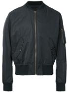 Myne Back Print Bomber Jacket, Men's, Size: Medium, Black, Polyester