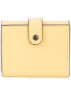 Coach Floral-print Trifold Wallet - Yellow