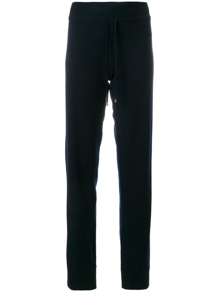 Cruciani Knitted Joggers - Blue