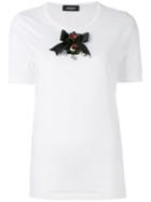 Dsquared2 - Bow Detail T-shirt - Women - Cotton - L, White, Cotton
