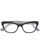 Dolce & Gabbana Cat-eye Frame Glasses, Black, Acetate
