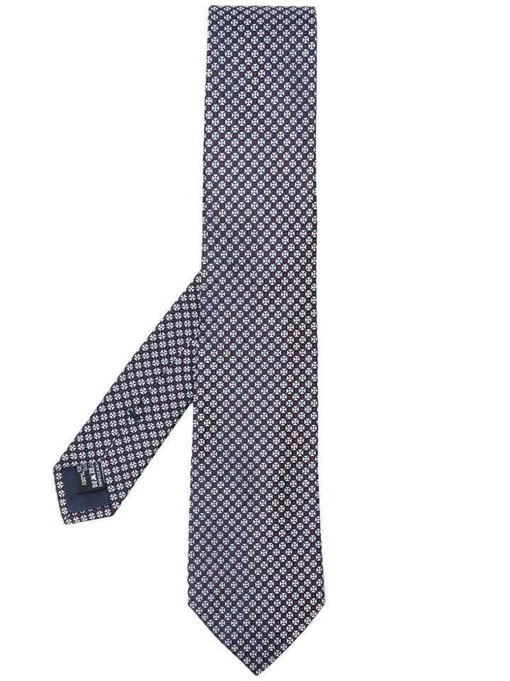 Giorgio Armani Jacquard Tie - Blue