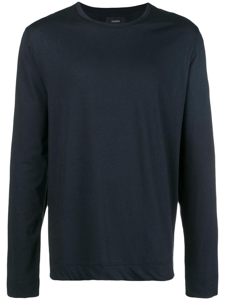 Joseph Mercerized Jersey Top - Blue
