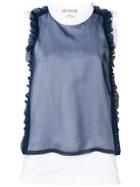 Comme Des Garçons Girl Appliqué Mesh Blouse - White