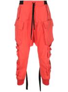 Unravel Project Regular Cargo Trousers - Orange