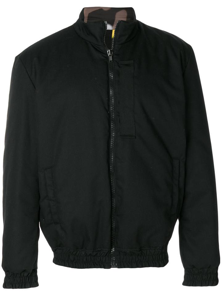 Letasca Reversible Bomber Jacket - Black