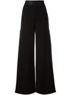 Opening Ceremony Oversized Flare Trousers, Women's, Size: 4, Black, Polyester