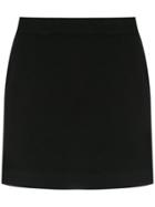 À La Garçonne High Waisted Skirt - Black