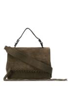 Calvin Klein Small Fringed Tote Bag - Green