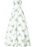 Bambah - Gardenia Floral Gown - Women - Polyester - 14, White, Polyester