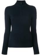 Rossignol Zipped Fitted Sweater - Blue