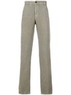 Massimo Alba Straight Leg Winch Trousers - Nude & Neutrals