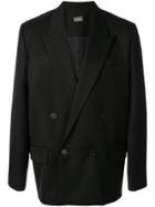 Necessity Sense Kin Double-breasted Blazer - Black