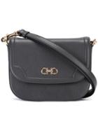 Salvatore Ferragamo 'greta' Crossbody Bag, Women's, Grey, Calf Leather