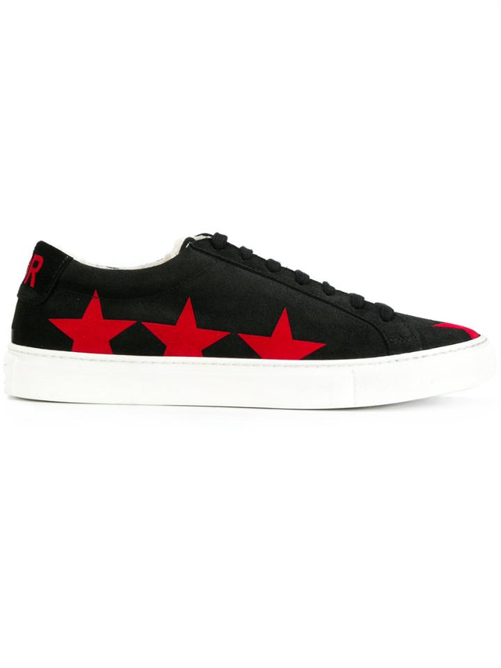 The Editor Printed Sneakers - Black