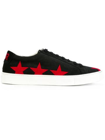 The Editor Printed Sneakers - Black
