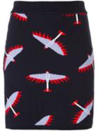 Maison Kitsuné Bird Intarsia Skirt