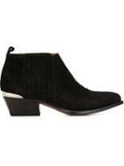 Buttero Texan Booties, Women's, Size: 40, Black, Suede/leather