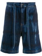 Paura Denim Shorts - Blue