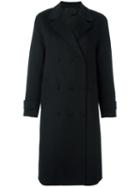Alexander Wang Oversized Peacoat, Women's, Size: Small, Black, Polyester/rayon/wool
