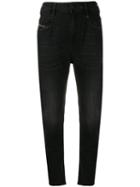 Diesel High-waist Skinny Jeans - Black