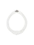 Susan Caplan Vintage 1950's Three-strand Necklace - Silver