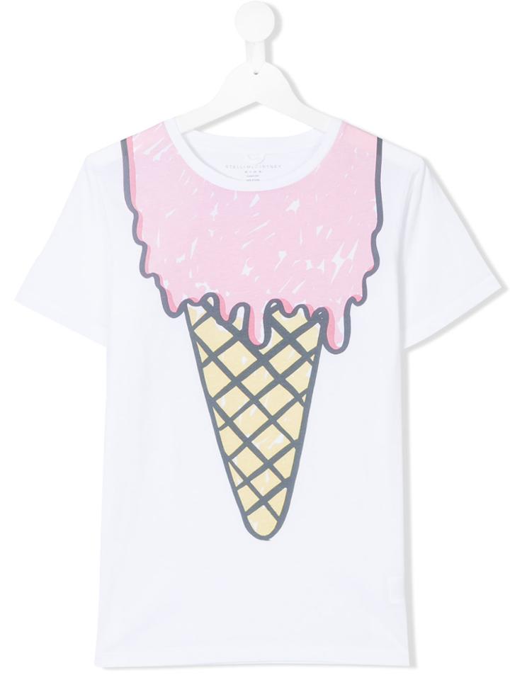 Stella Mccartney Kids Ice Cream Print T-shirt - White