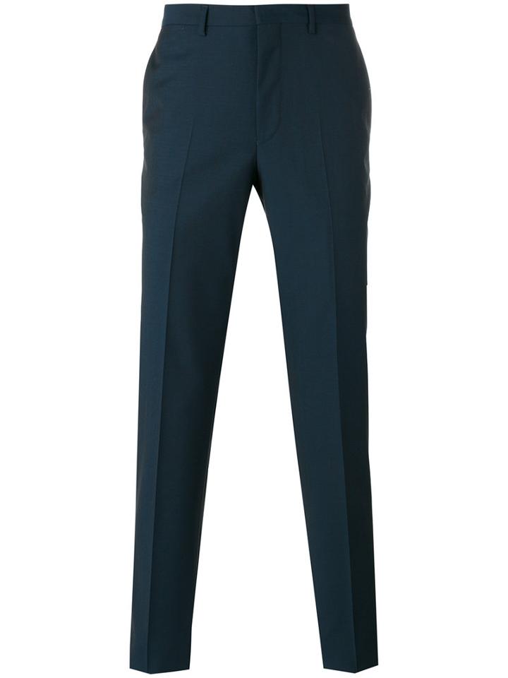 Kenzo Tailored Trousers, Men's, Size: 46, Blue, Wool