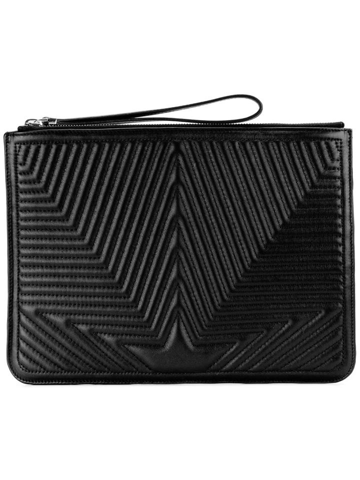 Golden Goose Deluxe Brand - Quilted Star Clutch - Women - Leather - One Size, Women's, Black, Leather
