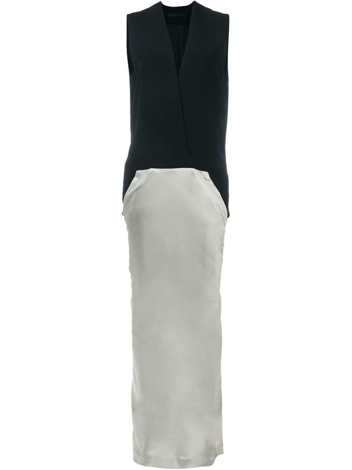 Haider Ackermann Sleeveless Silk Full Length Dress