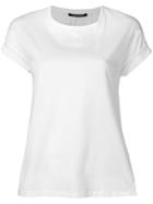 Luisa Cerano Contrast Back T-shirt - White