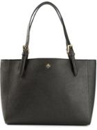 Tory Burch Small 'york' Buckle Tote, Women's, Black, Leather