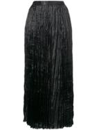 Junya Watanabe High-waist Pleated Skirt - Black