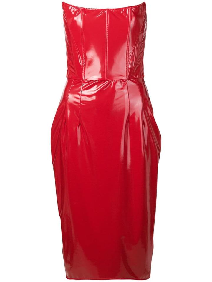 Giuseppe Di Morabito Fitted Midi Dress - Red