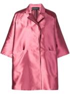 Gianluca Capannolo Oversized Shirt Dress - Pink