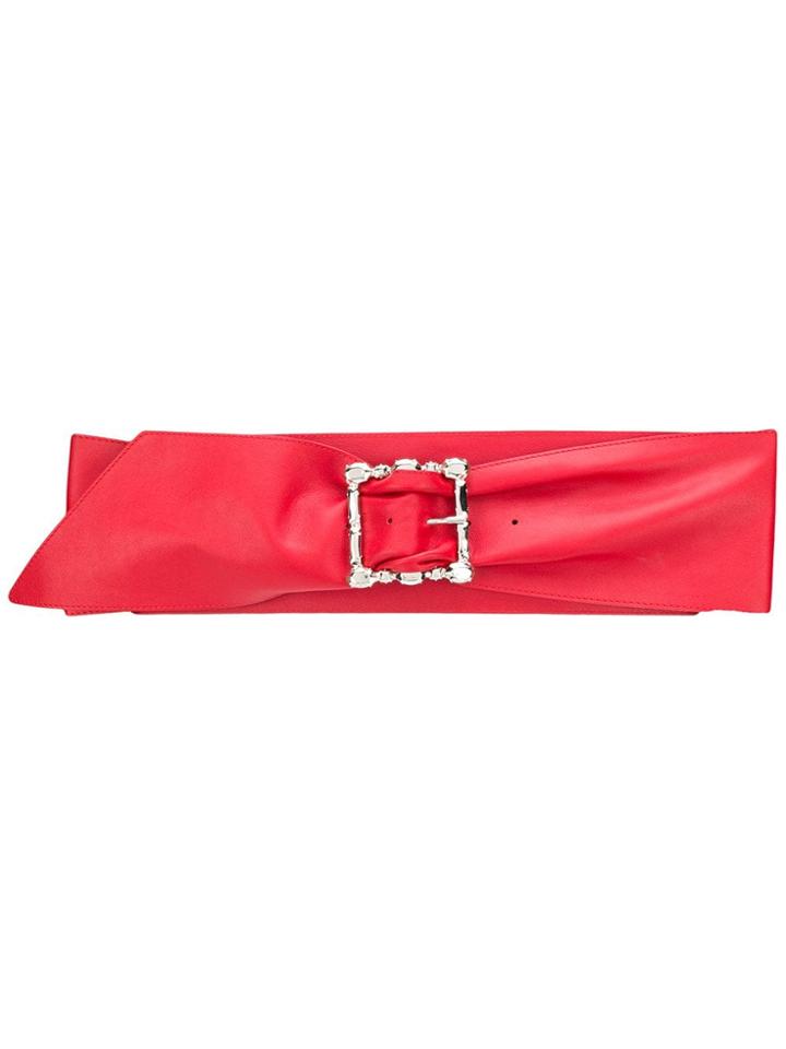 Orciani Wide Belt - Red