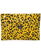 Dvf Diane Von Furstenberg Leopard Print Clutch Bag - Yellow & Orange