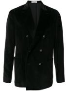 Boglioli Velvet Double Breasted Jacket - Black