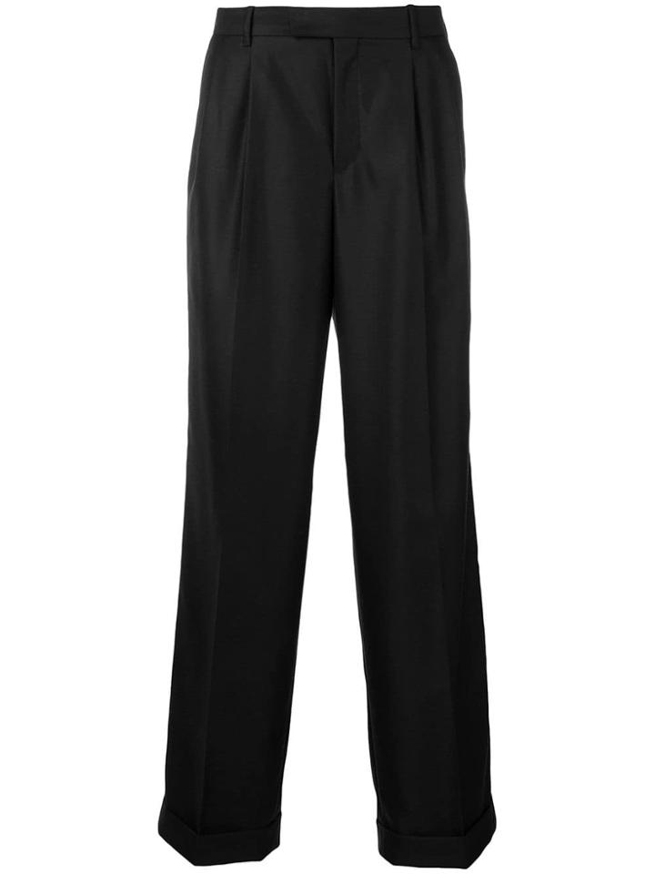 Burberry Wide-leg Trousers - Black