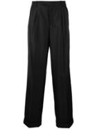 Burberry Wide-leg Trousers - Black