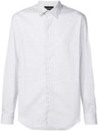 Emporio Armani Micro-patterned Shirt - White