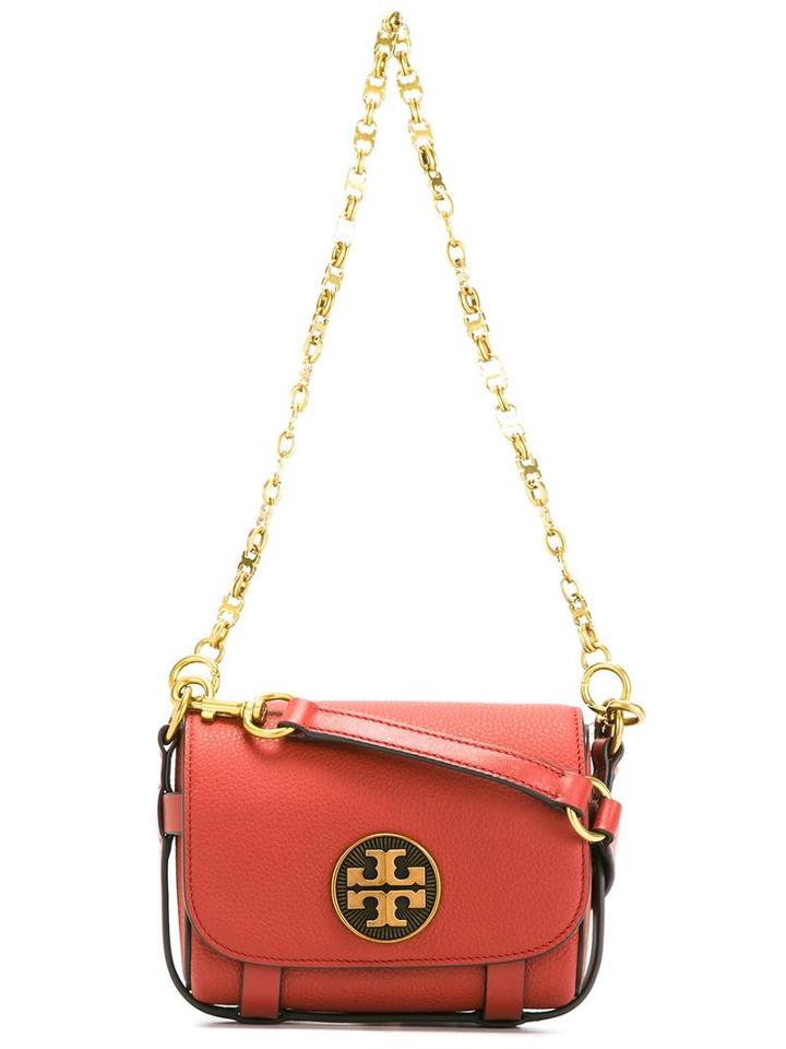 Tory Burch 'pebbled' Cross Body Bag, Women's, Red