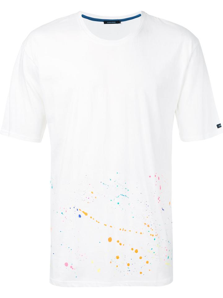 Guild Prime - Splattered T-shirt - Men - Cotton - 2, White, Cotton